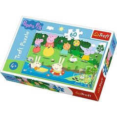 Trefl Puzzle 60 el. Świnka Peppa Wakacyjna zabawa
