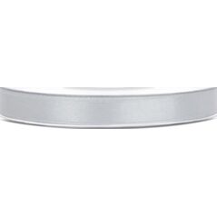 Party Deco Wstążka satynowa, srebrna, 6 mm x 25 m uniwersalny