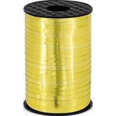 Party Deco Wstążka plastikowa metalizowana złota, 5 mm uniwersalny