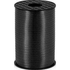 Party Deco Wstążka plastikowa do dekoracji czarna, 5 mm uniwersalny
