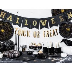 Party Deco Baner dekoracyjny Halloween, czarny 20x175cm uniwersalny
