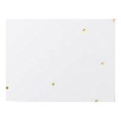 Party Deco Wizytówki na stół, kropki, złote, 9,5x5,5 cm, 10 szt. uniwersalny