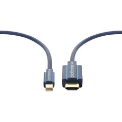 Kabel Clicktronic DisplayPort Mini - HDMI 1m granatowy (RB70742)