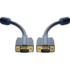 Kabel Clicktronic D-Sub (VGA) - D-Sub (VGA) 3m granatowy (JAB-1339094)