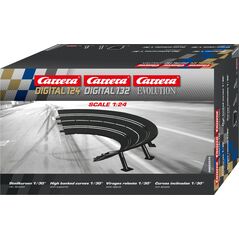 Carrera Pochyły zakręt 1/30 6 szt.  (GCX3160)