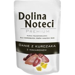 Dolina Noteci Saszetka Kurczak z makaronem dla małych ras 100g