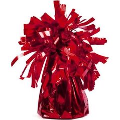 Party Deco Ciężarek do balonów, czerwony, 7 cm, 130 g, 4 szt. uniwersalny