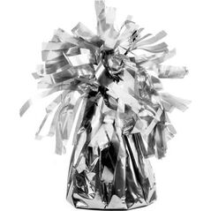 Party Deco Ciężarek do balonów, srebrny, 7 cm, 130 g, 4 szt. uniwersalny