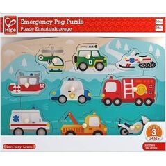 Hape Układanka drewniana pojazdy ratunkowe (GXP-704184)