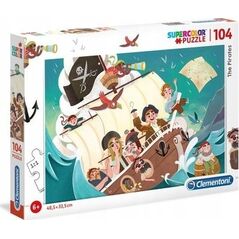 Clementoni Puzzle 104 elementy Piraci
