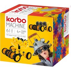Korbo Klocki Machine 61 elementów