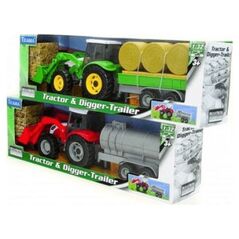 Teama Traktor spychacz 1:32 ver.2 czerwony