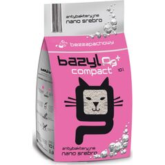 Żwirek dla kota Celpap Bazyl Ag+ Compact Naturalny 5 l