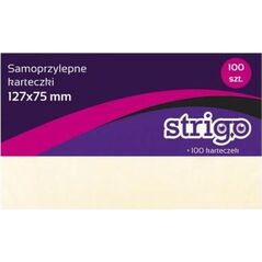 Strigo Karteczki samoprzylepne 127x76mm 100 kartek pastel (6930518938981)