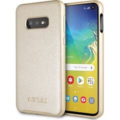 Guess Guess GUHCS10LIGLGO S10e G970 złoty /gold hard case Iridescent uniwersalny