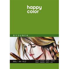 Happy Color Szkicownik A4 15k biały