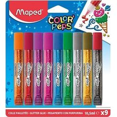 Maped Klej z brokatem Colorpeps 9 kolorów MAPED