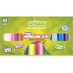 Cricco Modelina fluorescencyjna 10 kolorów