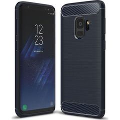 CASE ETUI CARBON LUX NIEBIESKI SAMSUNG GALAXY J4 2018 standard