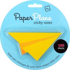 Thinking Gifts Paper Plane - karteczki samoprzylepne - żółte (335158)