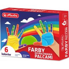 Herlitz Farby do malowania palcami 6 kolorów