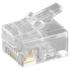 MicroConnect Wtyk modułowy RJ12, 10szt. (KON502-10R)