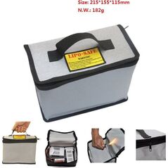 MicroSpareparts Mobile Ognioodporna torba na zużyte baterie (MOBX-TOOLS-061)