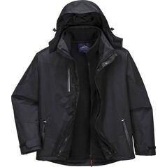 Unimet Kurtka Ocieplana 3W1 Czarna XXL (KUR S553 XXL)