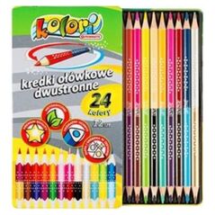 Penmate Kredki Premium Kolori dwustronne 24 kolory PENMATE