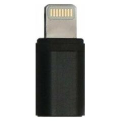Adapter USB Bury Lightning - microUSB Czarny