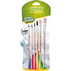 Cricco Pędzelki szkolne 6szt bls CRICCO