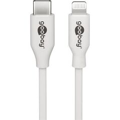 Kabel USB Goobay USB-C - Lightning 2 m Biały (39448)