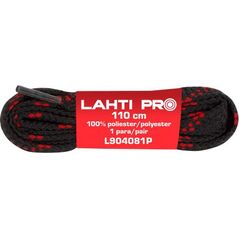Lahti Pro SZNUROWADŁA PŁASK. CZAR-SZAR. L904081P, 10 PAR, 110CM, LAHTI