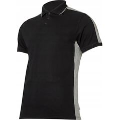 Lahti Pro Koszulka męska Polo 190g/m2 Czarno-szara r. M