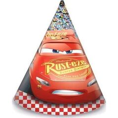 PROCOS Czapeczki urodzinowe Cars 3 - 6 szt. uniwersalny