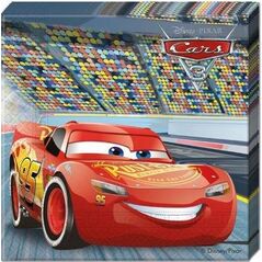 PROCOS Serwetki urodzinowe Cars 3 - 33 cm - 20 szt. uniwersalny
