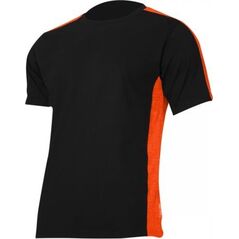Lahti Pro Koszulka T-shirt 180G/M2, Czarno-pomarańczowa 3XL (L4023006)