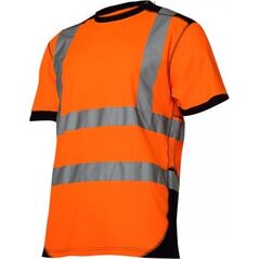 Lahti Pro Koszulka T-shirt Ostrzegawcza, Pomarańczowo-czarna 2XL (L4022605)
