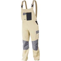 Dedra Spodnie ochronne ogrodniczki M/50, 100% bawełna, 270g/m2 (BH41SO-M)