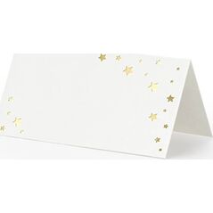 Party Deco Wizytówki na stół Gwiazdki - 9,5 x 5,5 cm - 10 szt. uniwersalny
