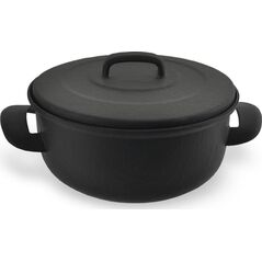 Belis Garnek emaliowany z pok. 20cm 3L CZESKIE ŻELIWO uniwersalny