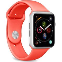 Puro PURO ICON Apple Watch Band - Elastyczny pasek sportowy do Apple Watch 38 / 40 mm (S/M & M/L) (Living Coral)