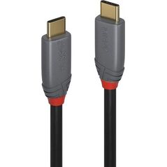 Kabel USB Lindy USB-C - USB-C 1.5 m Czarny (36902)