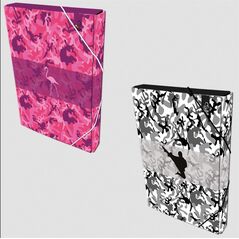 Bee-bee Teczka Box A4 na gumkę Camouflage TBCA4