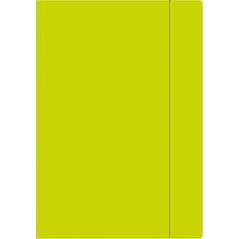 Interdruk Teczka z gumką A4+ Fluo limonkowa (10szt)