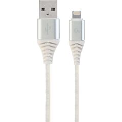 Kabel USB Gembird USB-A - Lightning 2 m Biały (CC-USB2B-AMLM-2M-BW2)