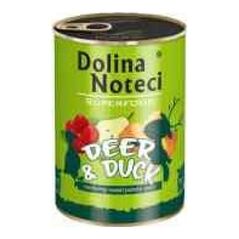 Dolina Noteci Dolina Noteci Premium Superfood Pies Jeleń i kaczka puszka 400g