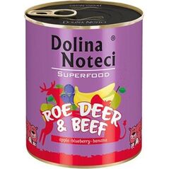 Dolina Noteci Dolina Noteci Premium Superfood Pies Sarna i wołowina puszka 400g