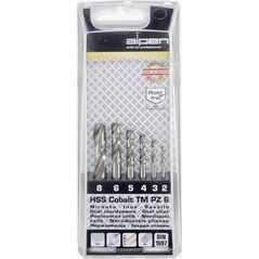 Wiertło Alpen HSS walcowe 2 4 5 3 6 8mm zestaw (0000100906100 )