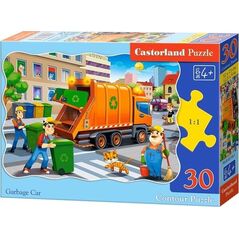 Castorland Puzzle 30 Garbage Car